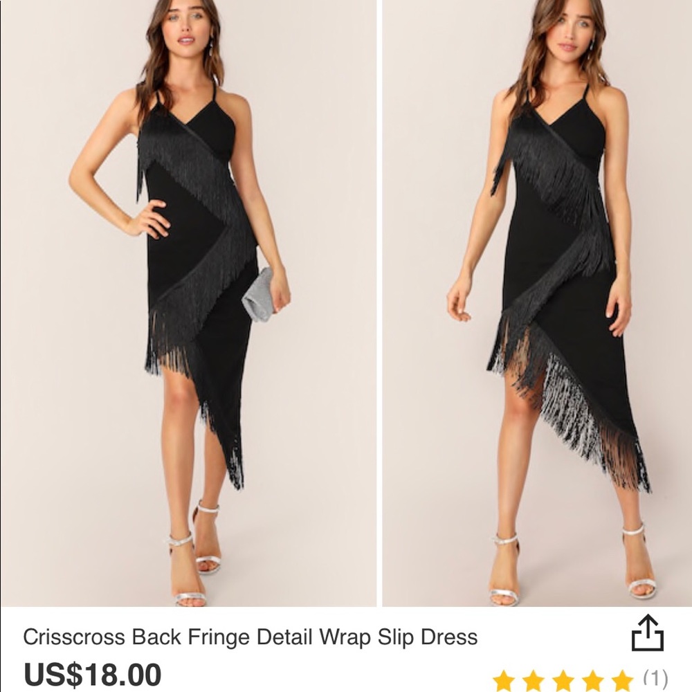 Shein Fringe Dress